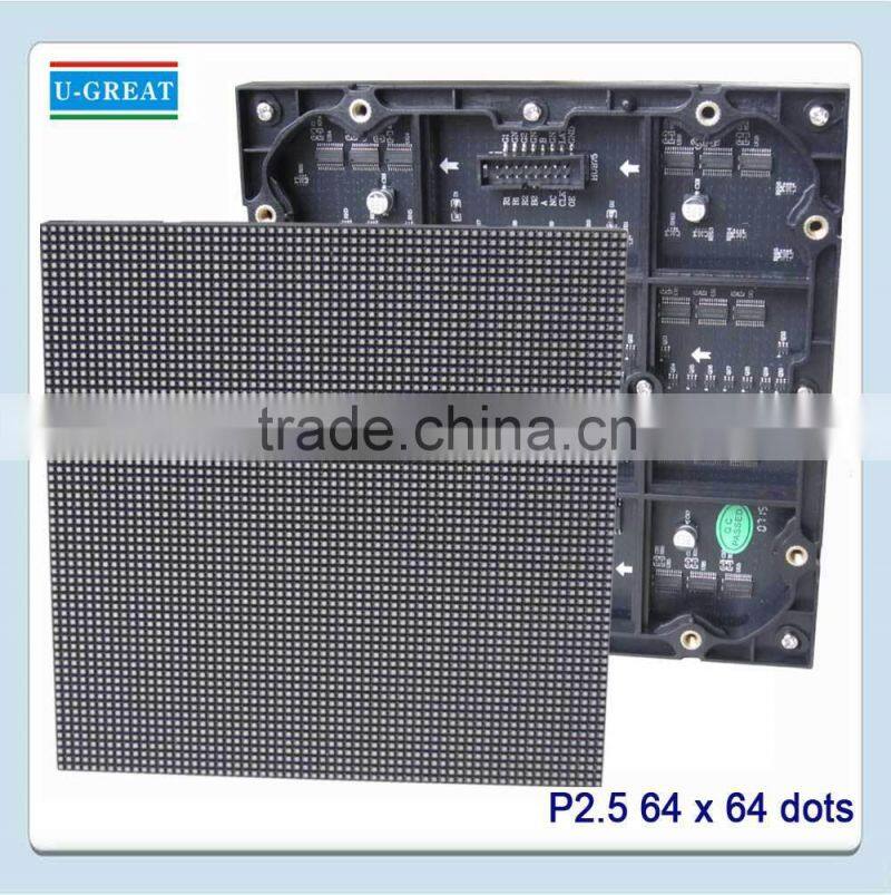 Wholesale Best Price Indoor Small Pixel HD P2.5 LED Module 160x160mm