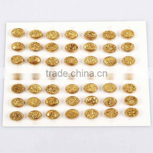 Semi Precious Black Window Druzy