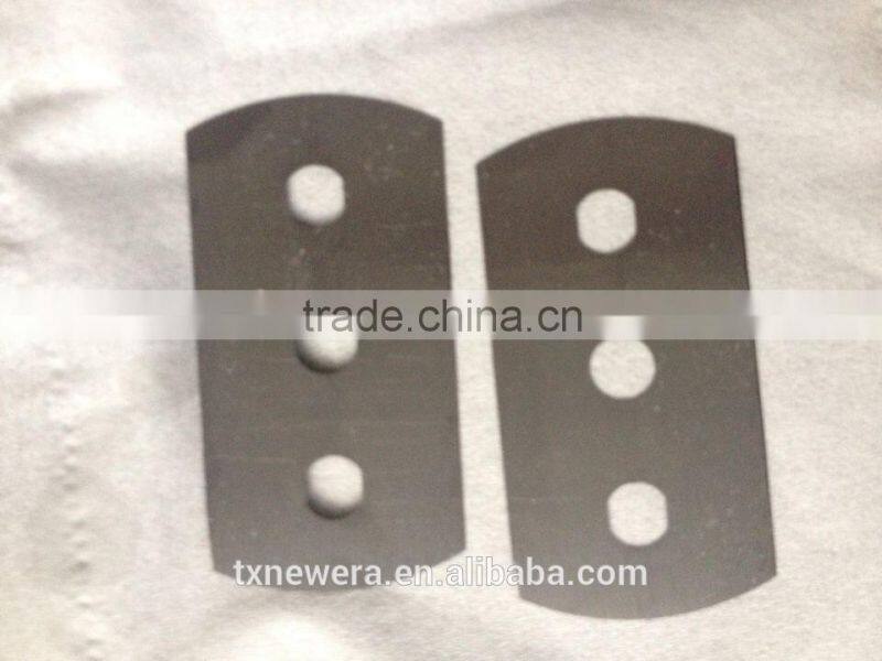 film cutting three hole cemented carbide knife
