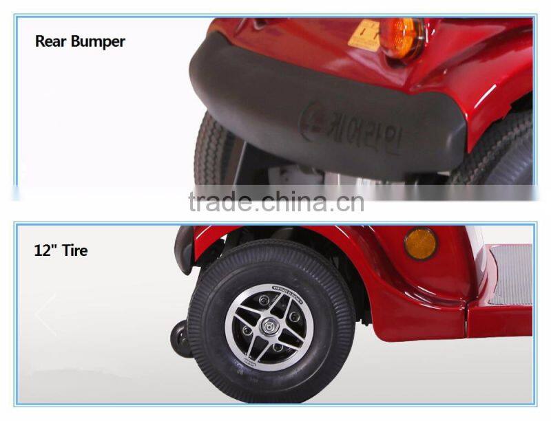 500W electric mobility scooter for disabled man with CE approval