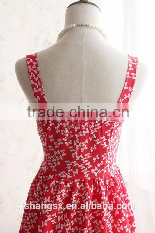 Ladies cotton printed sexy tight mini skirt
