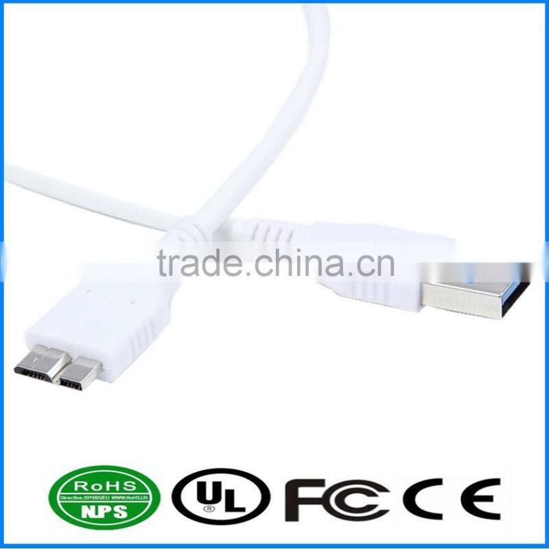 USB3.0 Cable AM To MicroB Cable stranded copper Charging cable For Smart Phone Dataline