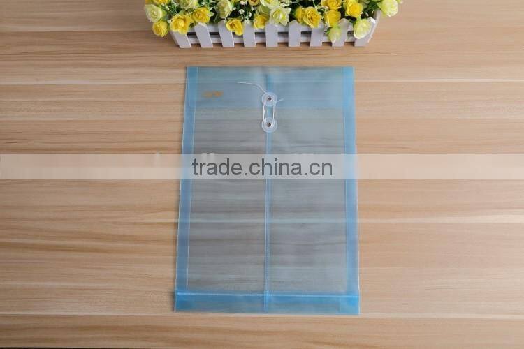 Clear Bag A4 PP Envelope Plastic Transparent Document Bag