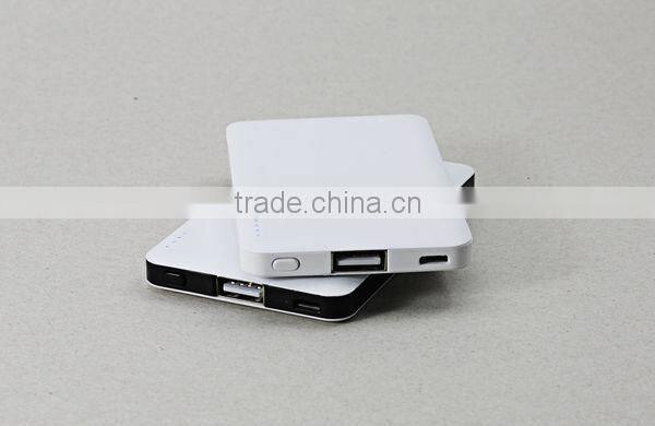 AWC813 2000mah OEM Slim card 2016 power bank manufacture promotional gift customize power bank