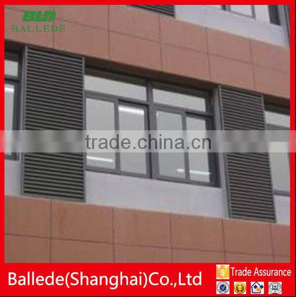 custom shape wall aluminum louver window