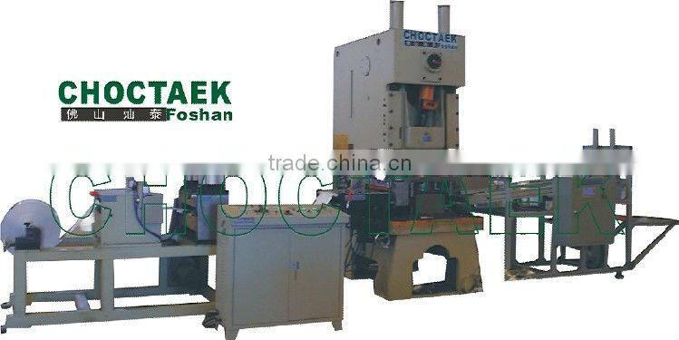 Automatic aluminium foil container production line CTJF-60T