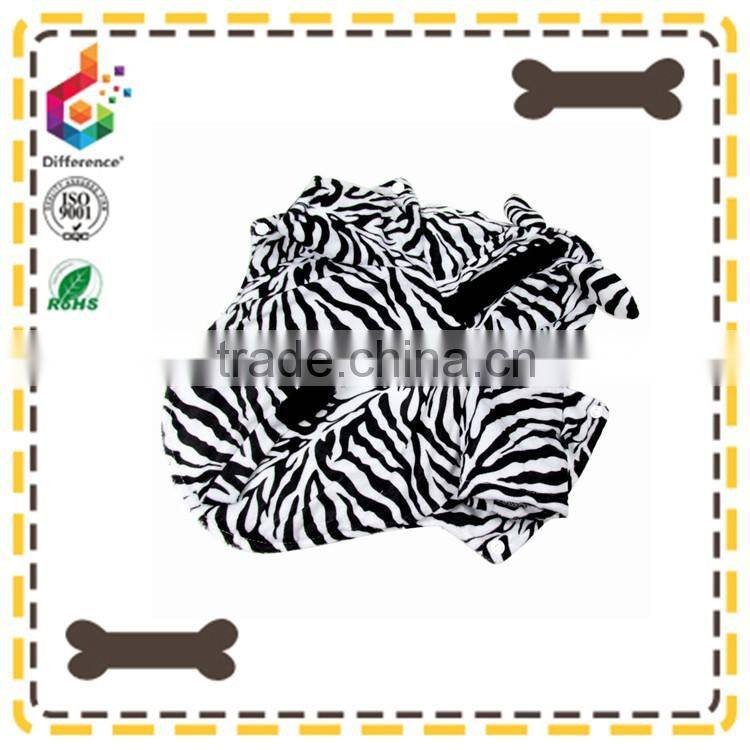 warm zebra clothes for dog