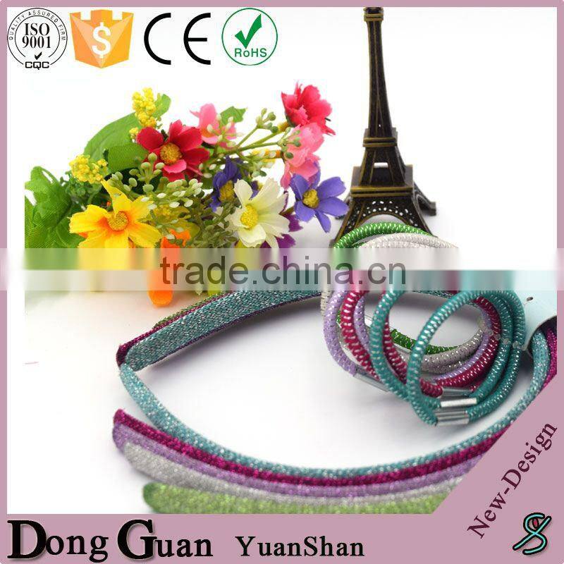 2016 new design elastic hair bands for grils wedding veils and accessories indian baby