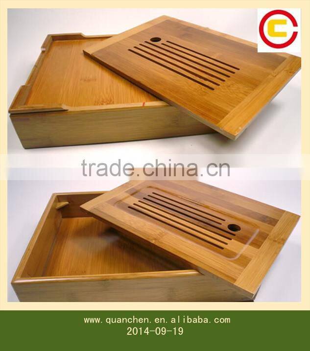 chinese bamboo tea serving tray