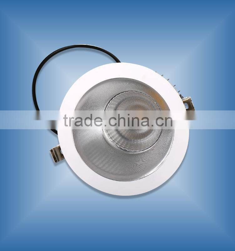 High Quality CE ROHS COB warm white 10 inch led downlight
