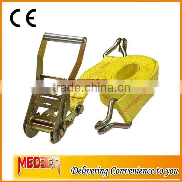 2inch 5T Breaking Strength J Hook Durable Straps For Transportation Or Storage