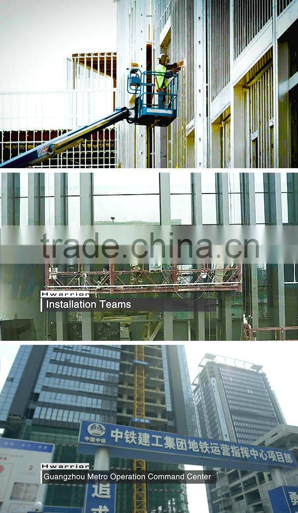 Aluminum frame curtain wall with professional design and competitive price