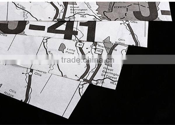 Custom made fancy clothing wrapping printed logo tissue paper