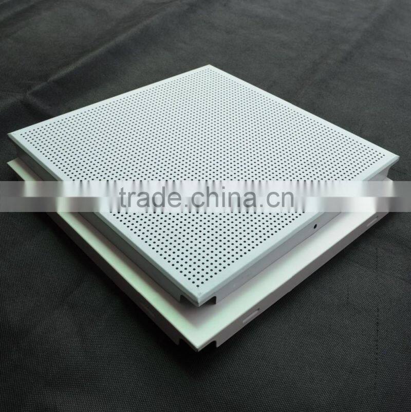 600*600 Hospital acoustic soundproof aluminum ceiling tiles