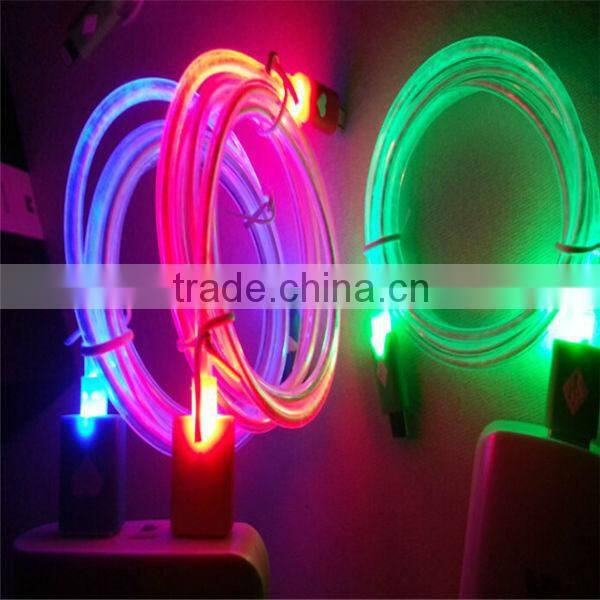 led micro usb cable for iphone led charging cable for iphone wholesale