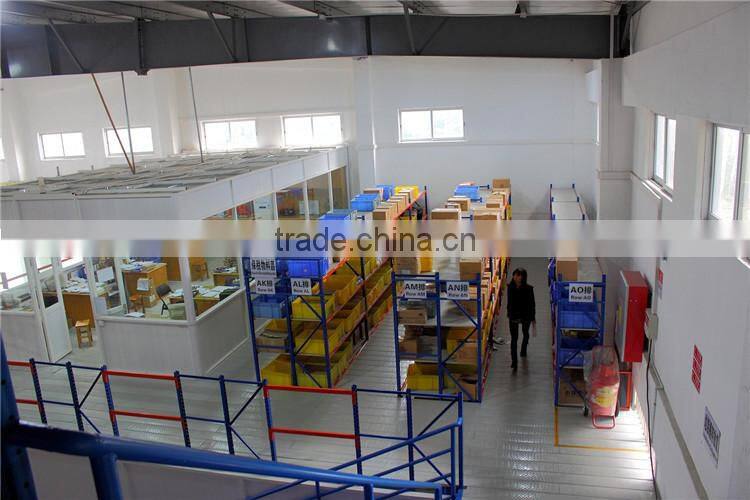 Functional mezzanine floor shelf rack