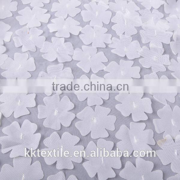 2015 latest design flower patterns chiffon embroidery french lace