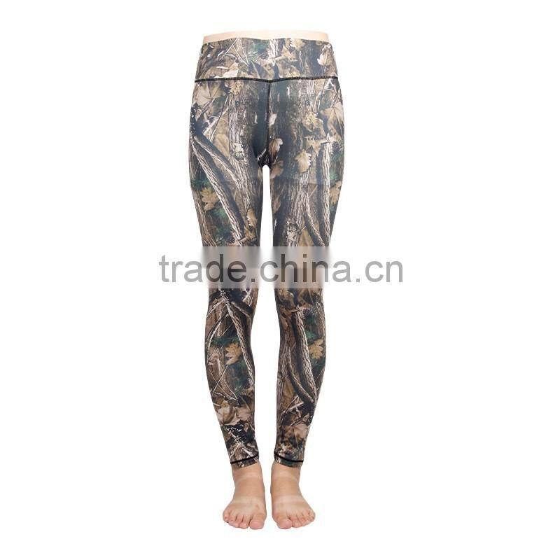 High quality yoga pants women sexy gym sports tights pritting ladies fitness leggings