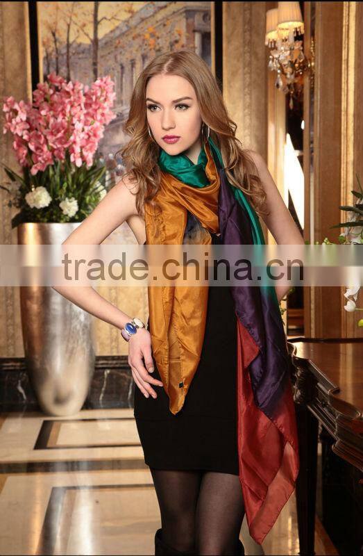 Digital printed silk scarves034