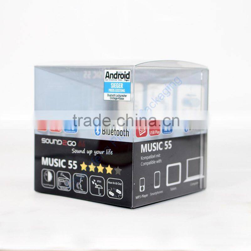 Hot Sale Clear Bluetooth Speaker Packaging Plastic Box