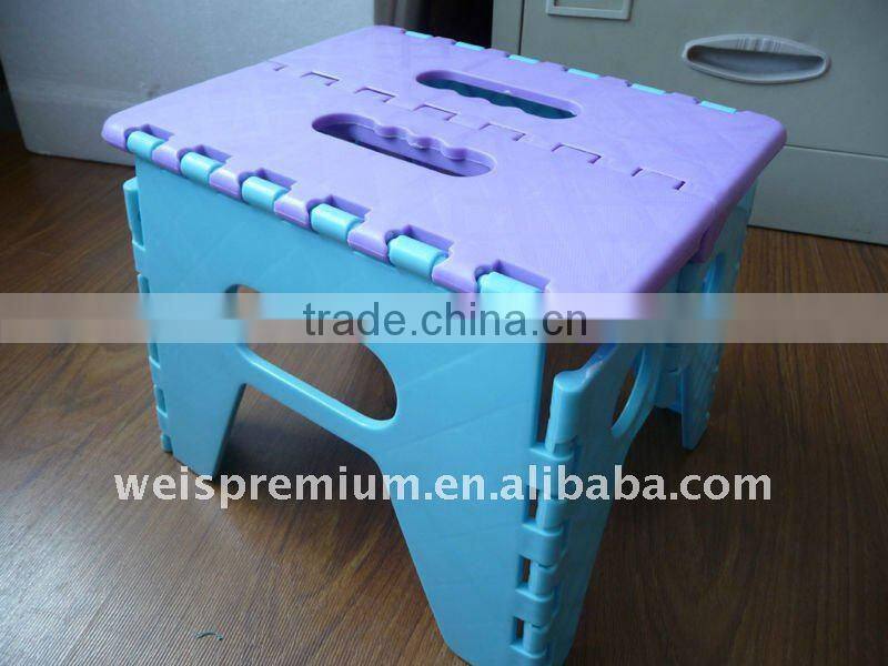 PP Plastic colorful Portable Folding Step Stool