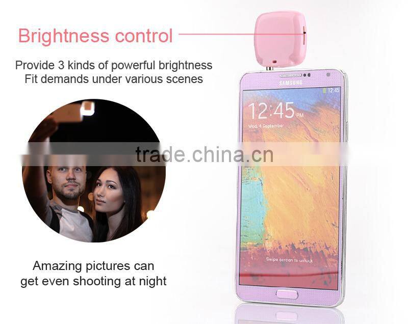 Hot sale 16 LED light filling mobile Phone support mini selfie led flash light
