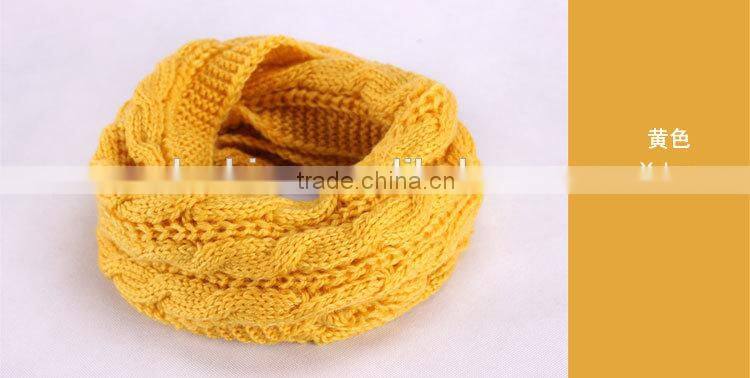 New product high quality infinity scarf knitting pattern WJ-645