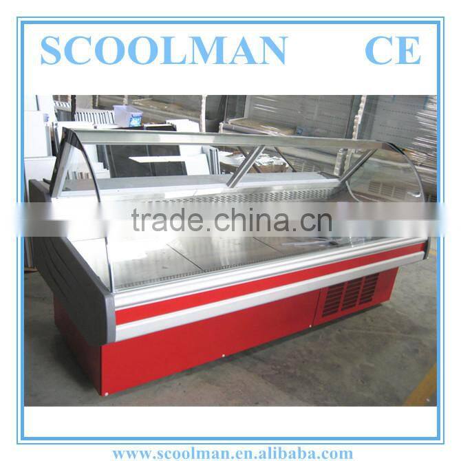 Supermarket Display Hot Food Warmer Cabinet