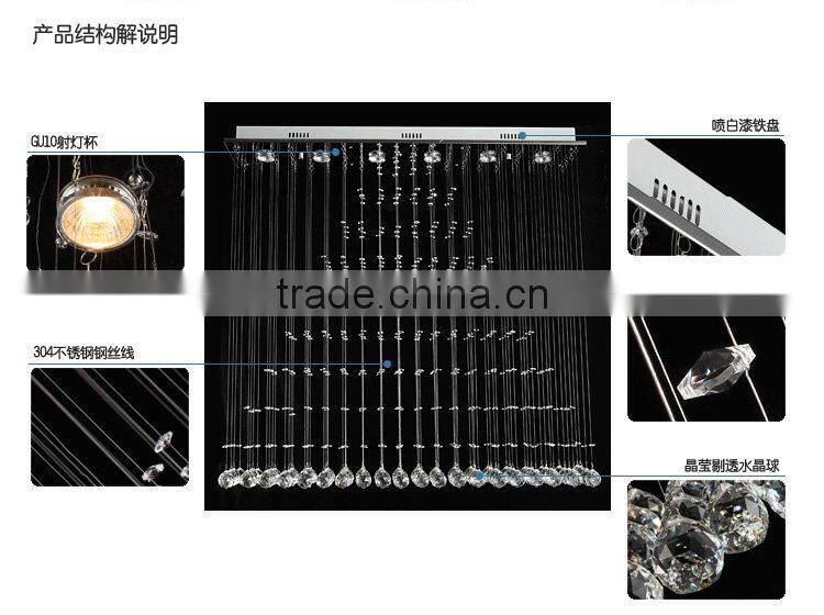 Hot selling Crystal Chandelier,Modern and simple crystal light, Crystal Ceiling Lamp,Crystal living room lamps