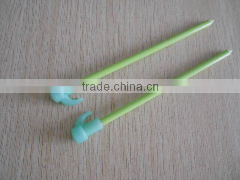 56718# 19.5cm luminous fb pole tent peg with luminous head