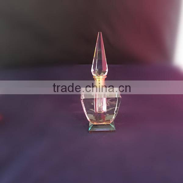 Fashion 3ml crystal perfume bottle manufacturer from china