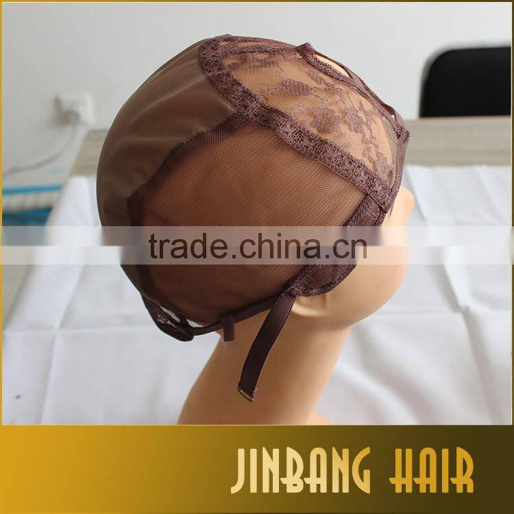 2016 Best Selling Alibaba Large Stock Full Lace Wig Caps Top Jewish Lace Cap For Charming Lady