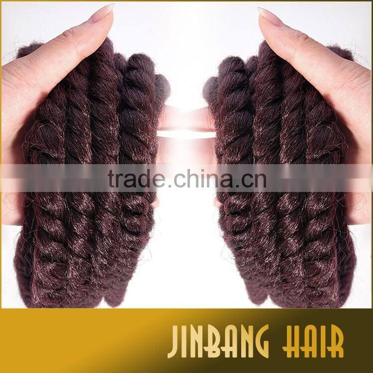 2016 Hot Selling Products 2X Havana Mambo Twist Crochet Braids With Synthetic Hair
