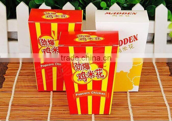 Eco-friendly fride chicken packaging box ,food paper box ,hamburger box