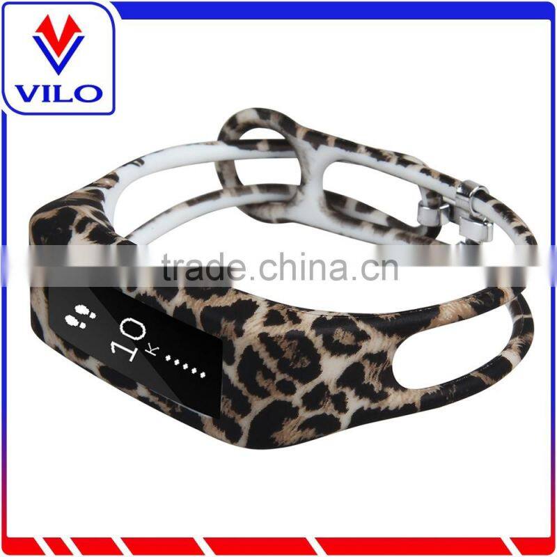 2016 Ajustable Replacement Band For Fitbit Alta, Colorful Pattern Silicone Watch Strap For Fitbit Alta Rubber Wrist Band