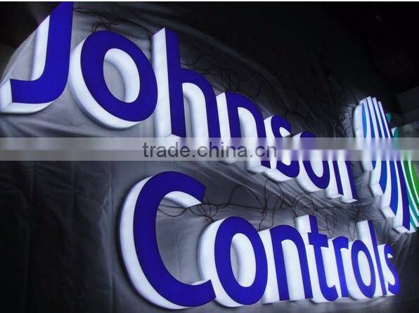 3d backlit channel letters , metal channel letter sign