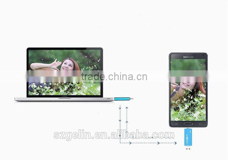 CE ROHS MSDS usb connector 2 in 1 usb cable usb flash