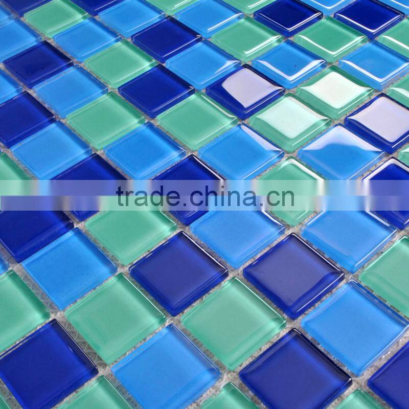 20x20 25x25 swimming pool mosaic blue blue cobalt mixed tiles