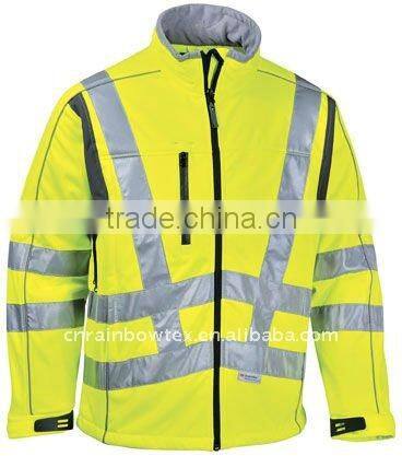 softshell jacket with 3M reflextive band