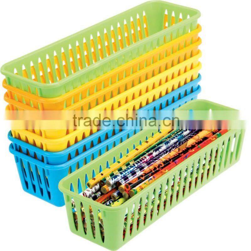 Hot Sale Custom Cheap Plastic Deli Serving Basket Red Restaurant Diner Serveware Red Oval Dinner Baskets Fast Food Baskets