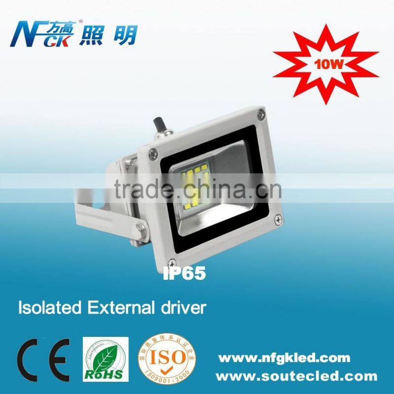 CE RoHS Standard SMD LED Floodlights 10W IP65 Outdoor LED Lighting
