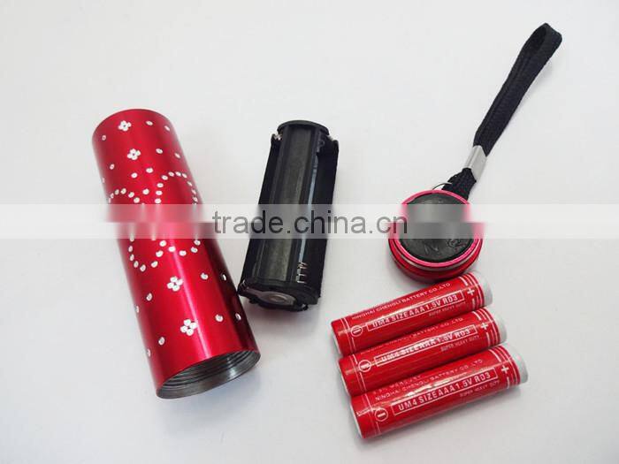 Onlystar GS-8019 factory supply 9led torch light aluminum alloy pocket size led flashlight