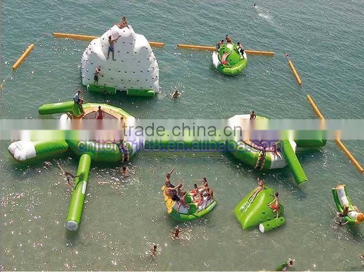 new arrival portable floating aqua amusement park
