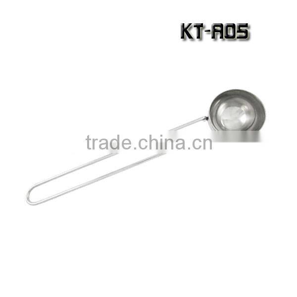 stainless steel tea scoop