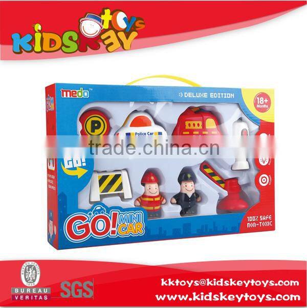 Kids Toys Police and Fire Cartoon set Friction car , Plastic Friction Toys Car, Friction Toys Cartoon Car