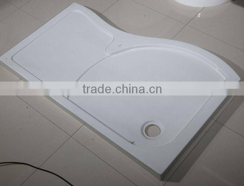 2015 new style acrylic cheap shower tray
