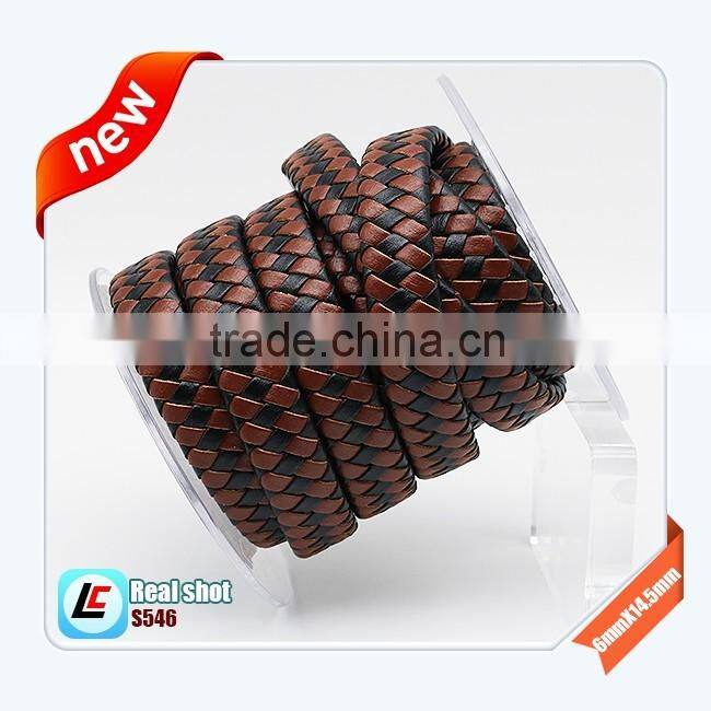 5mm X 11mm Bolo Plain Leather Cord Wholesale Price for 100 Meters