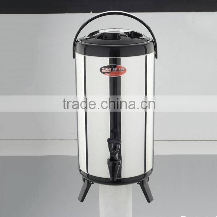 Stainless Steel Home Appliance Heat Insulation Ice Bucket with Faucet