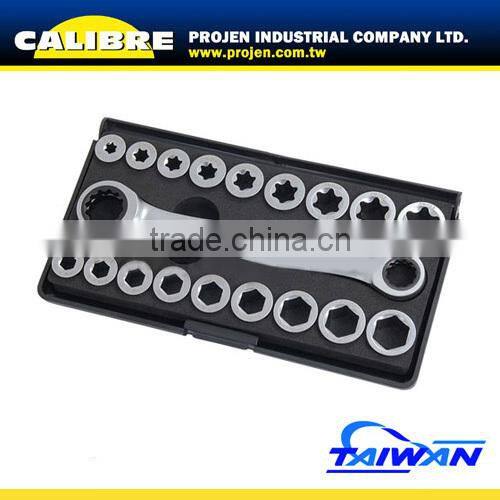 CALIBRE Auto Repair 19pc Ratchet Spanner Set