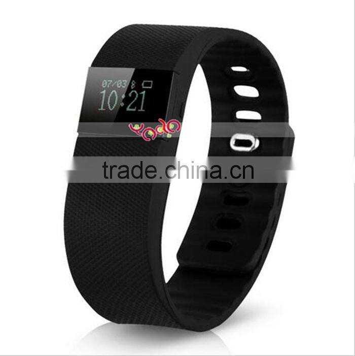 TW64 Pedometer Smart Bracelet Bluetooth Health Sleep Monitoring Black